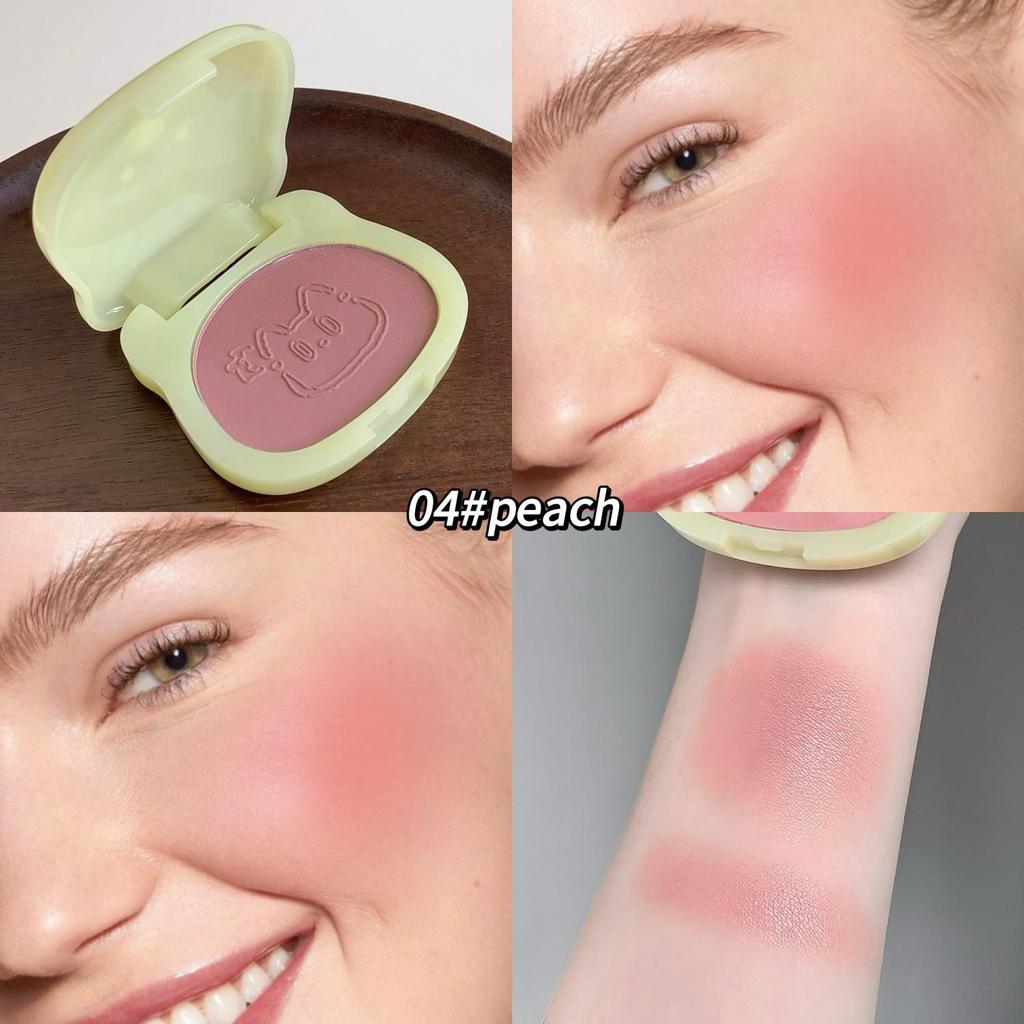 CROSS SHAQINUO Vitality Milk Puff Blush: Achieve a Youthful, Girlish Look with Fine, Well-adhering, Korean-style Natural Color Makeup.