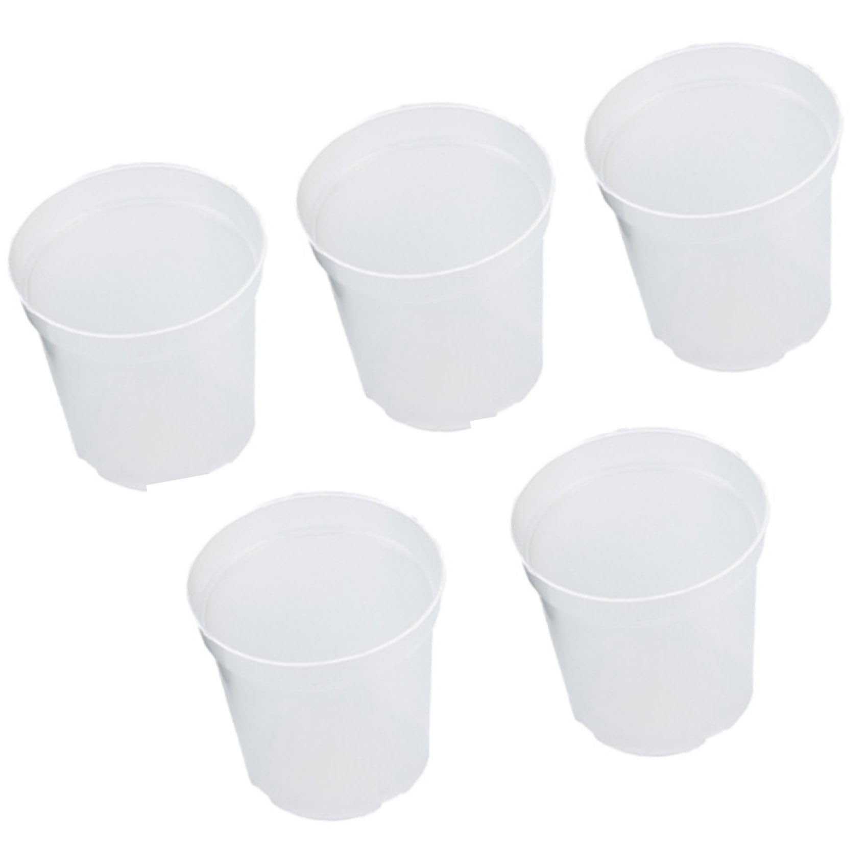 

картридж Кашпо для цветов Прозрачный с отверстиями Пластиковый горшок Полиэтиленовый горшок 5 штук с дренажными отверстиями Горшок для суккулентов Горшок для рассады