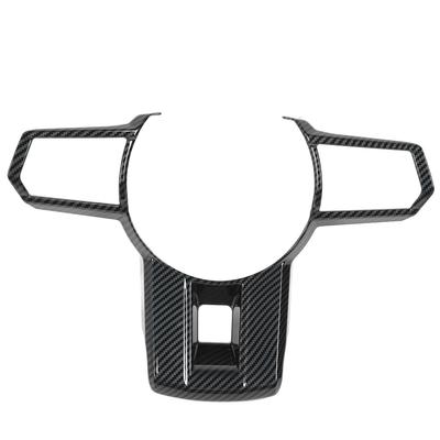 Embellecedor de Volante Estilo Fibra de Carbono Interior Cubierta Adhesiva Decorativa para Volante para Triton
