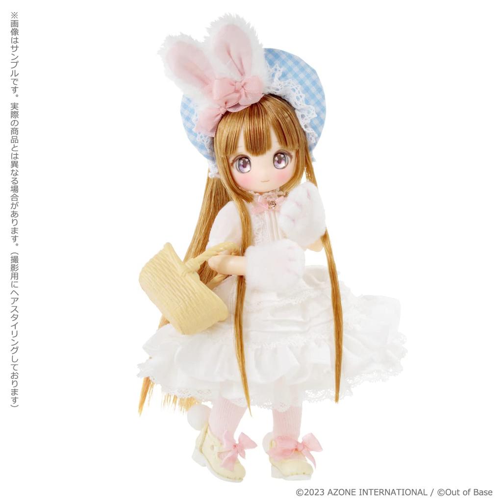 Azone International Akai Camera X SugarCups Bisquetina ~Happy Easter Bunny~ 1/12 Scale Soft Vinyl Head Collector's Scale Doll