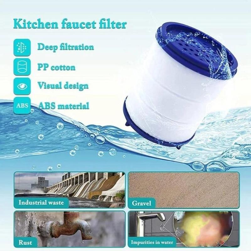 Filtre à Eau Universel pour Robinet Avec Rotation à 360 Degrés Et Filtration Efficace des Impuretés Parfait Pour la Cuisine Salle de Bain Usage Quotidien