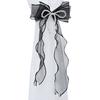 Butterfly Bowknot Curtain Holdbacks With Artificial Pearls Rope For Bedroom Office Dining Room Wedding Decoration