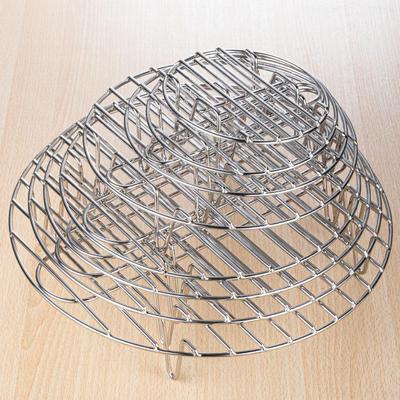 Microwave Oven Empty Grid Stainless Steel BBQ High Chassis Fried Shelf Bracket Air Fryer Kitchen Cooker Accessories Barbecue