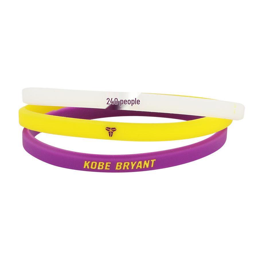 Custom NBA World Star Basketball Player Silicone Bracelet Three-Piece Set - Thin Style