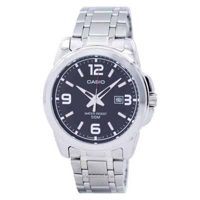Reloj analógico Enticer de cuarzo MTP-1314D-1AVDF MTP1314D-1AVDF para hombre