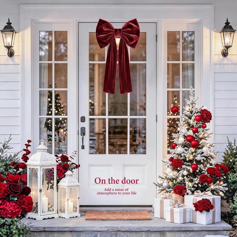 Christmas Tree Ornaments & Bow Tie Decorations