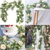 Artificial Vines Flower Wedding Table Decor With Plastic Roses For Garden Scenes