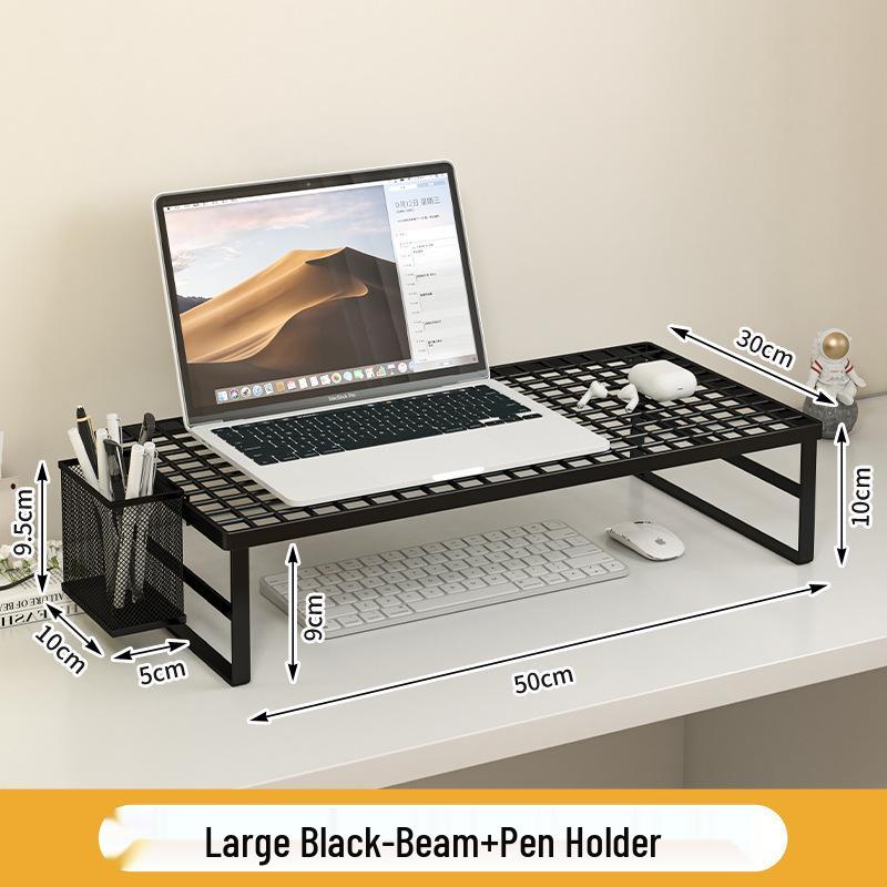 Adjustable Computer & Laptop Stand with Cooling Base for Home or Office
