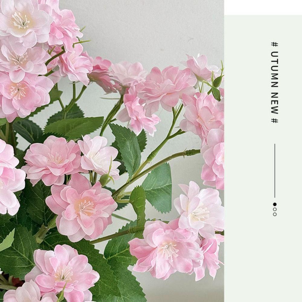 Not Wither Artificial Flower Silk Arrange Flower Bouquets for Wedding Hotel Banquet Decoration