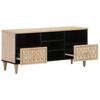 TV Cabinet 100x33x46 Cm Solid Mango Wood