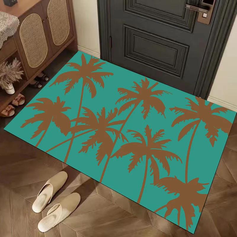 Retro Creativity Ins Trend Carpet Rugs for Living Room Decor Bedroom Bedside Rug Lounge Area Nonslip Floor Mat  Entrance Doormat