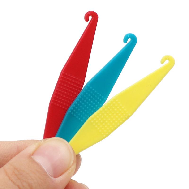 100Pcs Dental Orthodontic Disposable Elastic Placing Hook Elastomeric Ligature Tie Placer Rubber Ring Hook