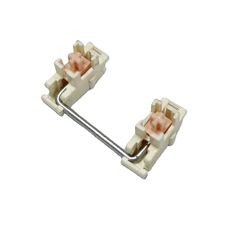 2X Mechanical Keyboard Steel Plate Balance Shaft Keyboard Accessories Transparent Plate Mounted Stabilizer Gold Plated Wire