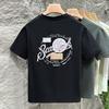 Heavy Mens T-shirt Summer Thin Versatile American Short-sleeved T-shirt Everyday Round Neck Top
