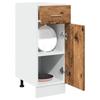 VidaXL Chest of Drawers "Lyon" Antique Wood 30 X 46 X 81.5 Cm Engineered Wood 856080