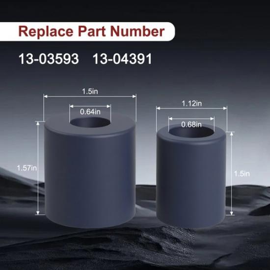 8 Pack Hood Roller Bushings for Peterbilt 377 with J Style Hinges US