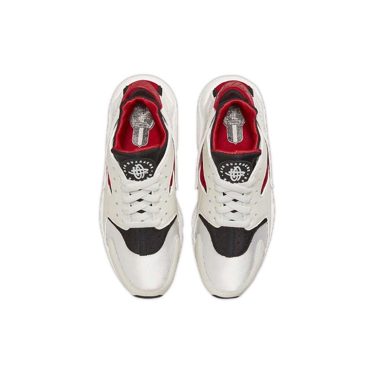 Nike  Air Huarache Sail Bred Women Sneakers White University-Red Black DH4439-103