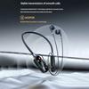 Thin Radio Sports Earphones with Constructed Shade Screen and Ergonomic Neck Plan