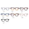 Vintage Rivet Tortoise Small Round Block Blue Light Glasses Men Women Classic Clips on Sunglasses PS22713