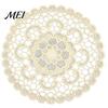 Foldable Lace Coasters for Kitchen Table Round Floral Doily, Embroidered Coaster Place Mat, Heat Insulating Decorative Doilies Home Furnishings Retro
