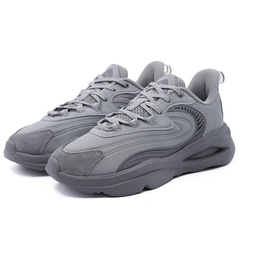 Anta Chao Bai Max Comfortable Trendy Slip Resistant Wear Resistant Lightweight Low Top Casual Shoes Men Casual Shoes Gray 112518841R-2