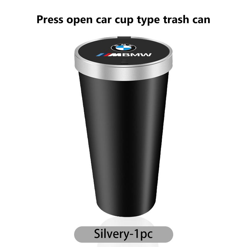 Car Center Console Garbage Bin Storage Trash Can Cup Holder For BMW M Sport M2 M3 M4 M5 M6 E46 E90 E60 F10 F20 E87 X3 X6 DHRJX1