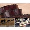 Hollow needle buckle women's belt - casual belt for jeans