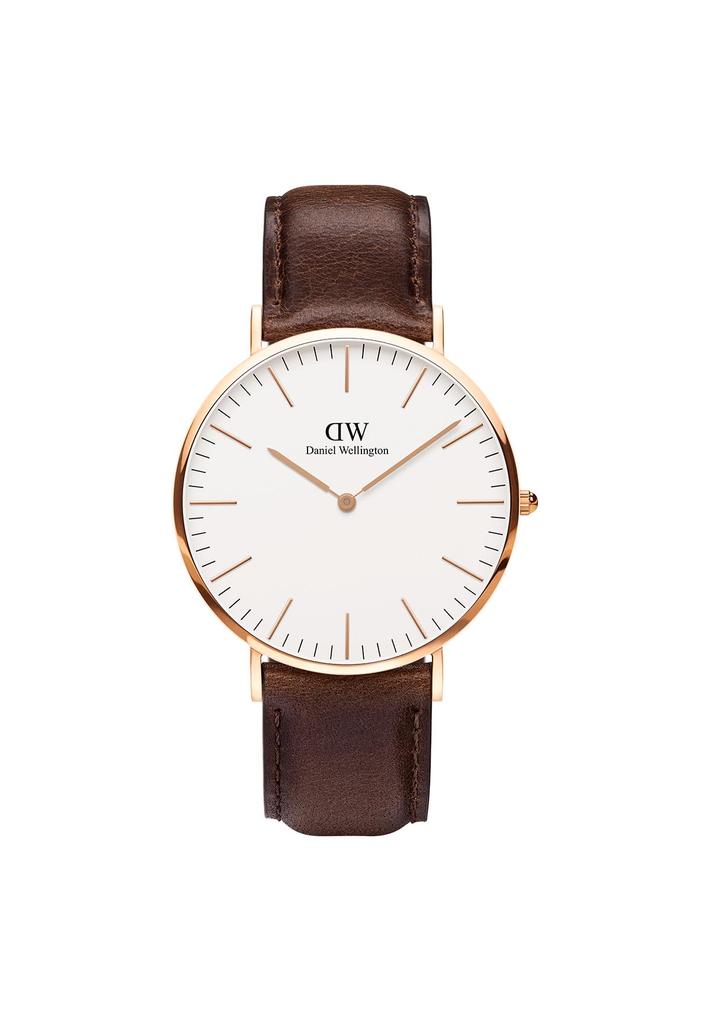 Jahr importiert Daniel Wellington DW Uhr Classic Bristol 40mm Uhr Marke stilvolle beliebte Business Leder Geschenk Freund [Official Shop/2