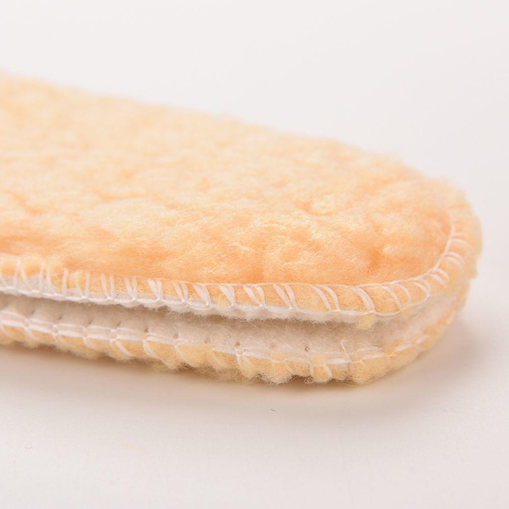 1 Pair Winter Boots Thermal Fleece Pads Warm Insoles Shoes Insert Wool