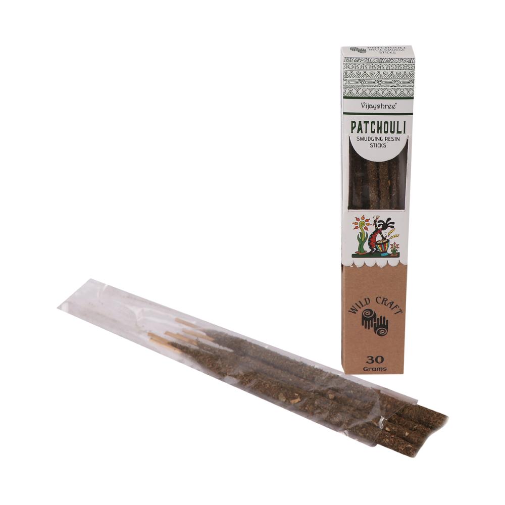 Ritual Resins on Golden Sticks - Patchouli