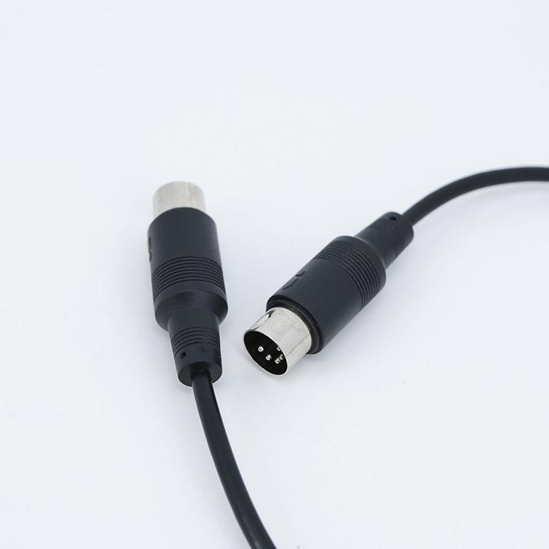 0.5m-2m DIN 5PIN Male to Male Cable MIDI 5 Pin DIN Plug to 5 Pin DIN Audio Extension Male connector Cable din-5pin M/M Adapter