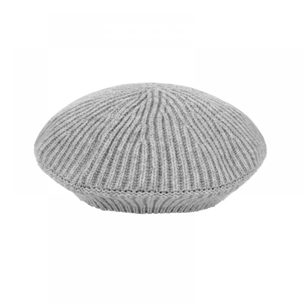 Ganni A4430 921 Logo Patch Structured Beret