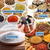 1-20x Transparent Seasoning Jars Salt Pepper Shaker Bottles Spice Condiment Storage Boxes Powder Storage Container Kitchen Tools