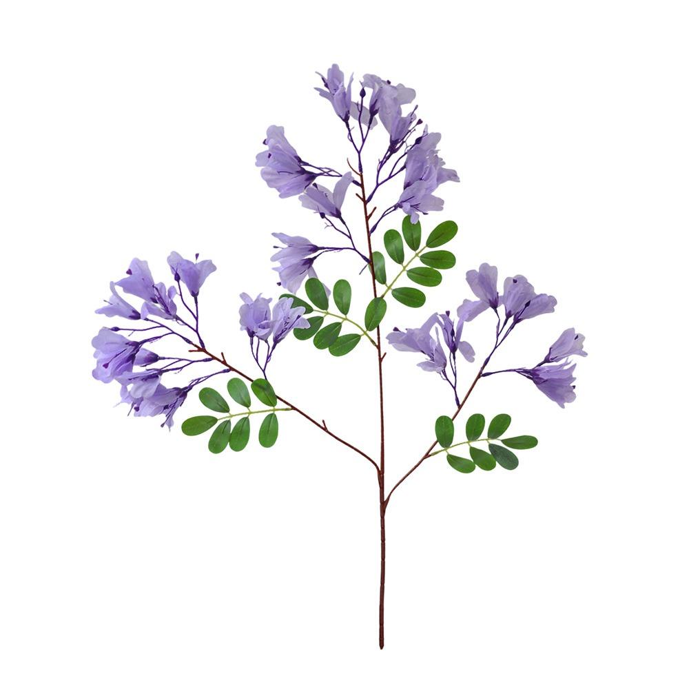 Blue Jacaranda Simulation Flower Simulation Hanging Hanging Flower Arrangement Flower Material Landscape Hotel Background Wall