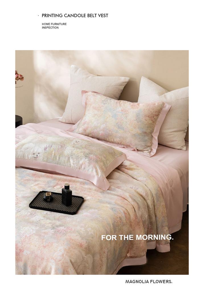 Lyocell Tencel Printed Machine Washable Summer Cool Quilt [Multiple Options]