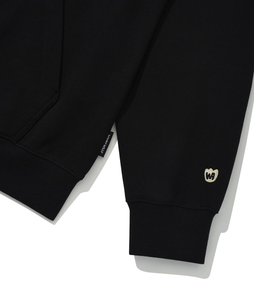 Wacky Willy Signature Kiki Wappen Zip-Up Hoodie Black