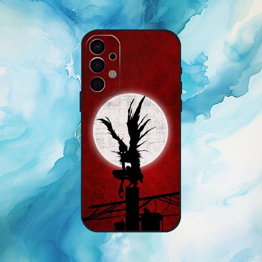 D-Death Note Anime Phone Case For Samsung S25,S24,S21,S22,S23,S30,Ultra,S20,Plus,Fe,Lite,Note,10,9,5G Black Cover
