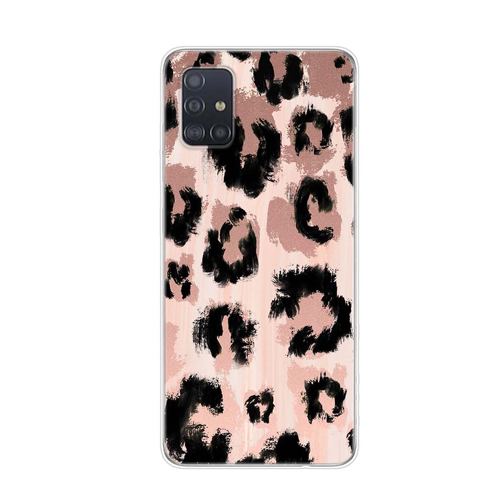 Tiger Leopard Art For Samsung Galaxy A01 A11 A12 A22 A21S A31 A41 A42 A51 A71 A32 A52 A72 A02S Soft Phone Case