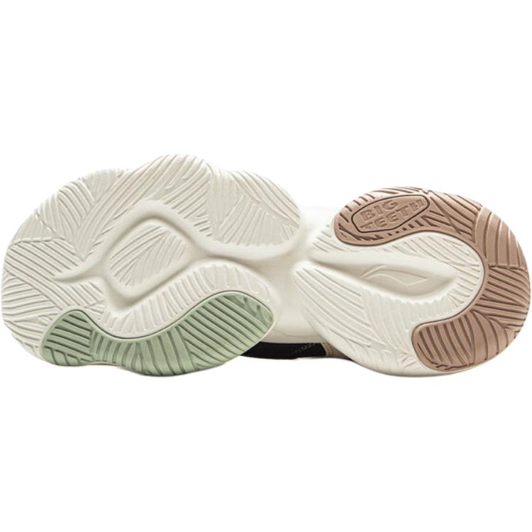 Li Ning Kids Sports Lifestyle Series Alien Versatile Comfortable Rebound Low-Top Casual Shoes Unisex sneaker Gray Black YKCV250-3