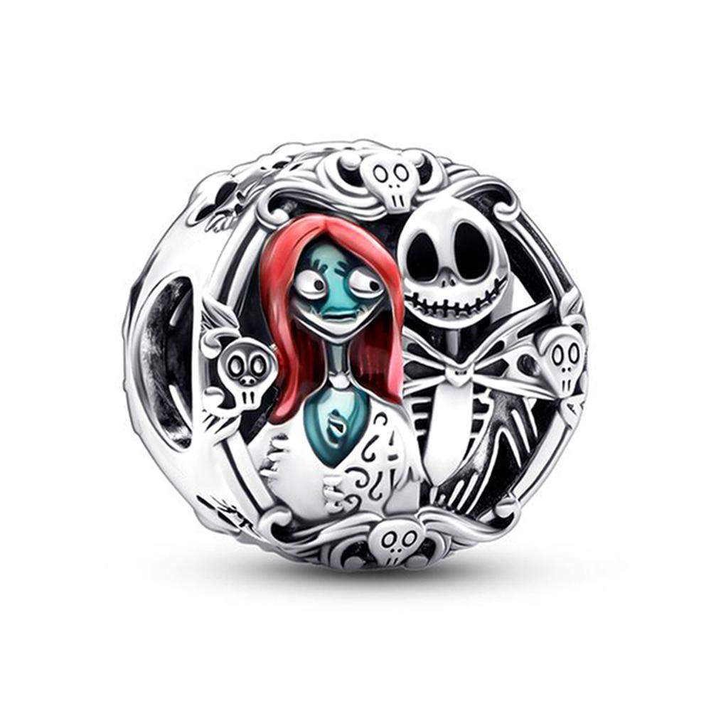 Hot Sell MINISO Disney 925 Silver Animals Mobilization Charms Beads Hot Original Bracelet Trinkets DIY Jewelry Women