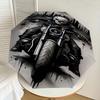 1pc Skull Biker Automatic Open/Close Umbrella Compact Folding Umbrella with 8-Rib Shaft for Women/Men, Elegant Birthday1211S