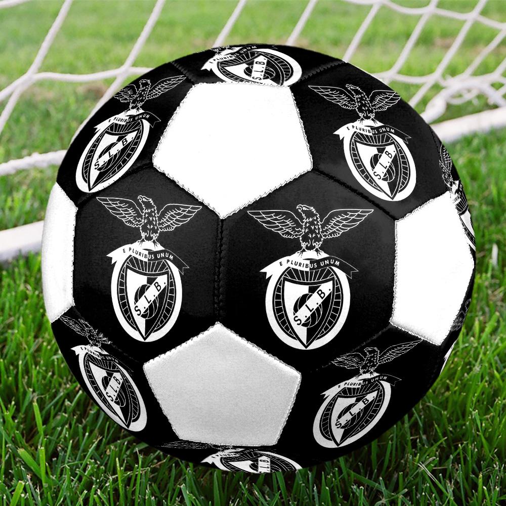 1PC S.L.Benfica size 5 soccer ball PrahaIndoor Soccer Ball Colorful All Ages Machine Stitched PVC Competition Ready Durable High-Bounce