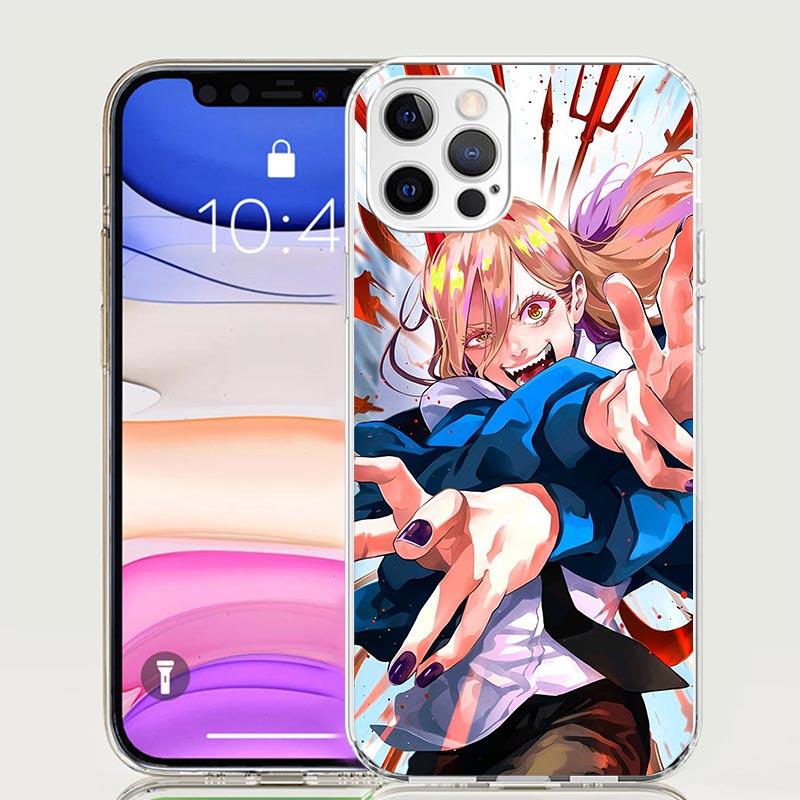 C-Chainsaw Mans Power Phone Case For iPhone 18 17 Air 16 15 Plus 11 14 Pro Max 13 Mini 12 7 8 + SE Pattern Art Customized Cover 17