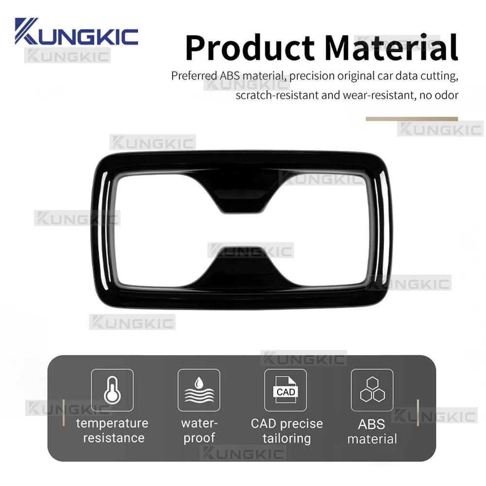 ABS Rear Water Cup Holder Frame Decorative For Toyota RAV4 2026-2027 Cover Trim Sticker Overlay LHD RHD Car Interior Accessories
