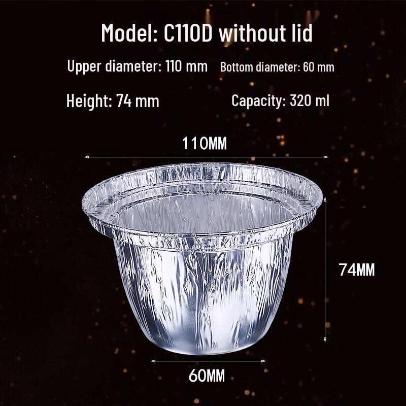Oeny Aluminum Foil Baking Egg Containers