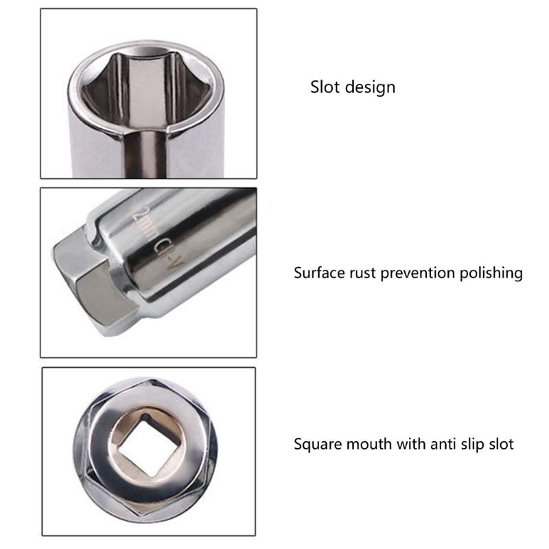 5Pcs Automotive Oxygen Sensors Removers Oxygen Sensors Socket Removal Tool Socket for Removing Install Oxygen Sensors