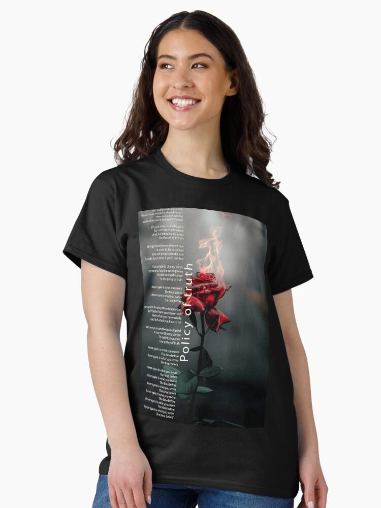 Policy of truth Depeche Mode album Violator Red rose Classic T-Shirt