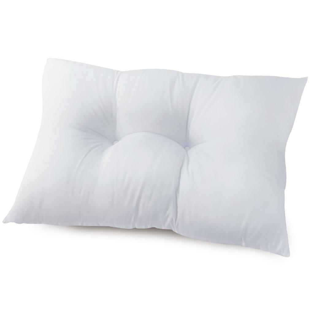 Made in Japan, this fluffy, washable pillow will help prevent neck pain and promote a good night's sleep, measures 43 x 63 cm