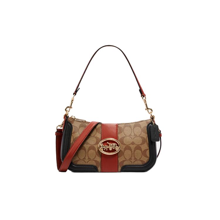 

Новые сумки через плечо COACH Georgie 5498-IMRL7 24.9*6.1*15.0CM