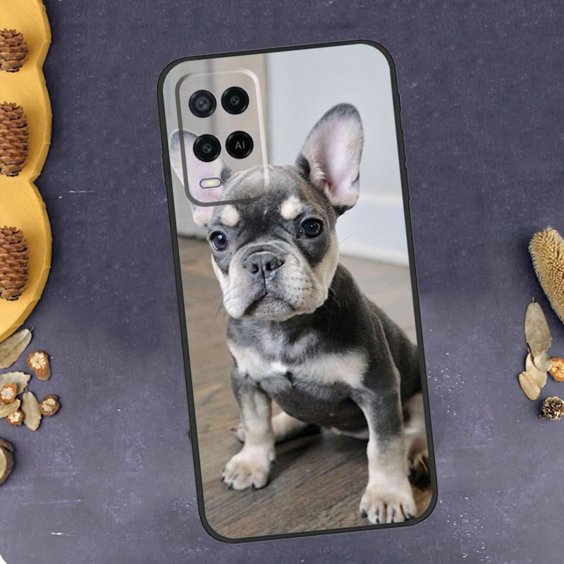 Pug Dog French Bulldog Phone Case For Oppo A96 A16 A76 A78 A58 A18 A38 A98 A17 A77 A80 A40 A60 A74 A94 A54 A15 A57S